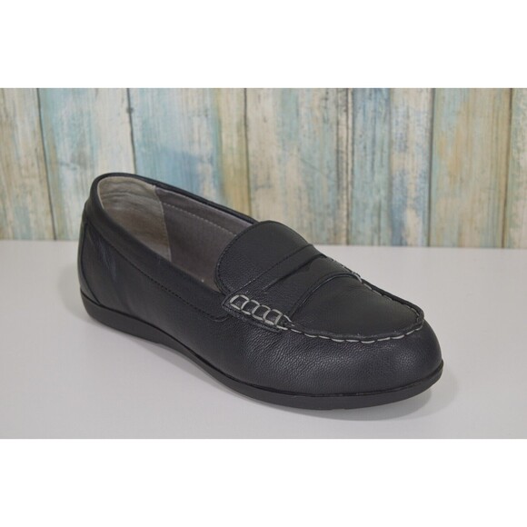 Rockport Works Women's Size 9 (W) Top Shore Steel Toe Penny Loafers Black - Picture 5 of 10